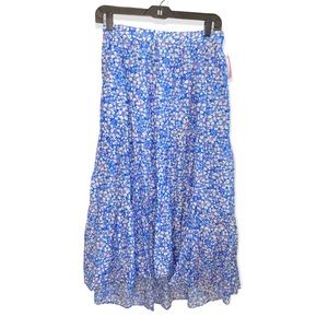 Xirena floral midi skirt